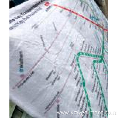 Country's metro map micropolar fleece blanket